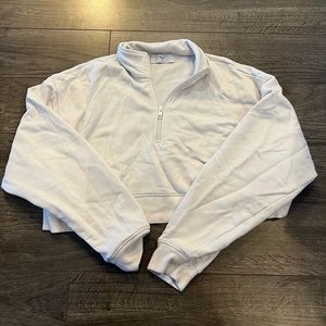 TNA cropped zipped sweatshirt